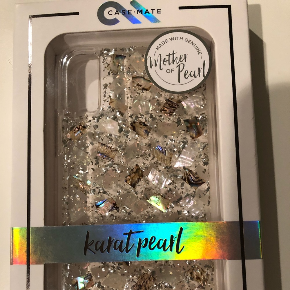 Brand new - “Mother of Pearl” case for iPhone X